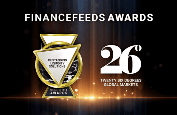 26 Degrees Global Markets wins award for "Outstanding Liquidity Solutions"